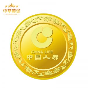 人寿保险个险10g纯金金币