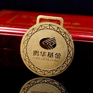 2017销售基金表彰金牌 金币金章定做