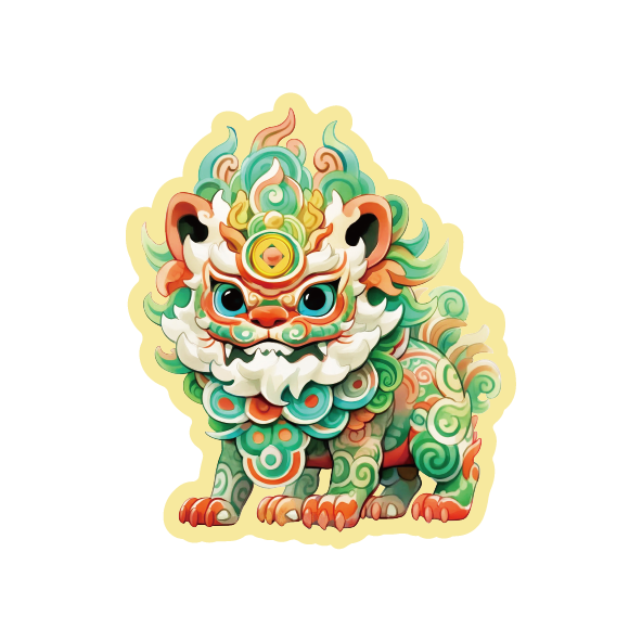 貔貅-纯金手机贴