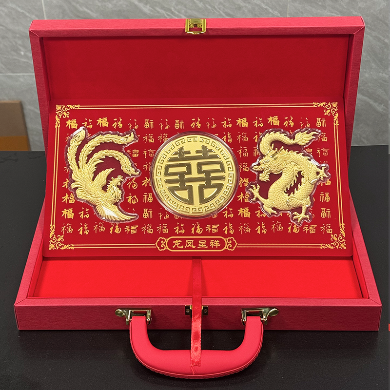 龙凤呈祥3克摆件